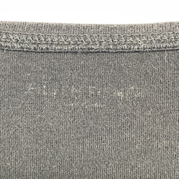 EILEEN FISHER Top L Cotton Interlock Jersey Round Neck Elbow Sleeve Basic Black - Picture 5 of 11